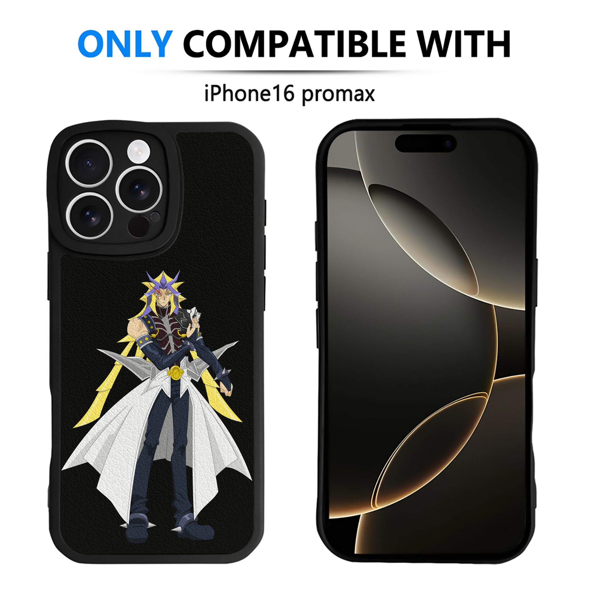 遊☆戯☆王 Yu-Gi-Oh! 【iPhone 16シリーズ対応】シリコンスマホケース（レザー調） 材質：シリコン